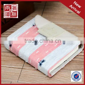 Fabric Cover Magnetic Notebook With Grid Inside Pages thumbnail-4