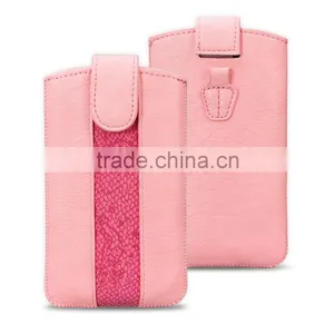 Universal Pull Tab Cell Phone Pouch, Cell Phone Bag With Many Colors Available thumbnail-3
