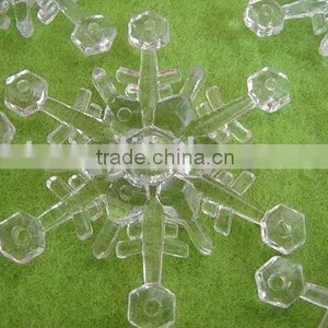 ACRYLIC SNOWFLAKE BEADS thumbnail-1