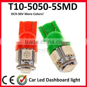 Hot T10 194 168 W5W 5050 5SMD T10 LED Light Indicator Light Bulb T10 Led Light Bulb Dimmable thumbnail-3