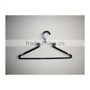 Half Flocking Shoulder Plastic Hanger thumbnail-1