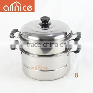 Kitchen Implements Multifunctional Stainless Steel Cookware Steamer Pots thumbnail-5