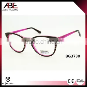 New Trend 2016 Round Woman Quality Handmade New Style Acetate Eyeglasses Optical Frames Optics Spectacle FDA Supplier's Choice thumbnail-1