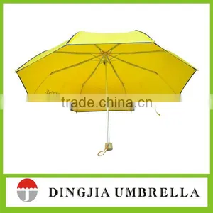 Customize Promotional Aluminum 3 Fold Bright Colored Rain Umbrella thumbnail-4