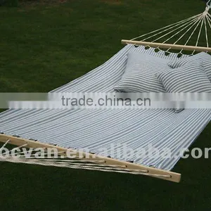 Canvas Hammock With Wooden Bar thumbnail-1