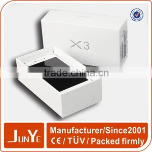 2 Pieces Logo Printed Recycle Handmade Cell Phone Packaging Paper Box thumbnail-2
