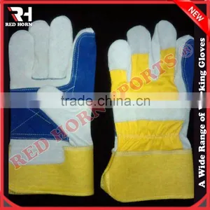 Cow Split Leather Safety Gloves, Cheap Working Gloves thumbnail-1