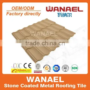 Factory Direct Sale Colorful Stone Chip Coated Steel Roof Tile Factory / Asphalt Shingles thumbnail-2