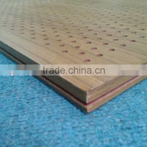Wooden Perforated Acoustic Ceiling Tiles thumbnail-2
