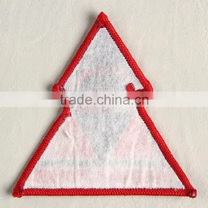 Hangzhou Label Factory Custom Badge Label With Interfacing Cloth for Technical Man Garments. thumbnail-2