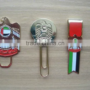 UAE Falcon Design Metal Paper Clip Bookmarks thumbnail-1