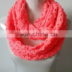 Wholesale Knited Loop Scarf Grey Crochet Loop Scarf Wholesale Knit Infinity Scraf 2015 thumbnail-3