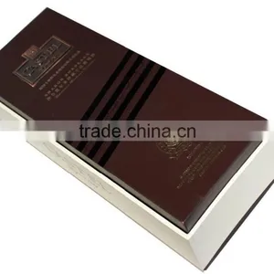 Luxury Classical Red Wine Packing Box For The Gifts thumbnail-2