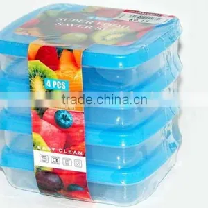 300ml 4pcs Plastic Container Set,storage Box thumbnail-1