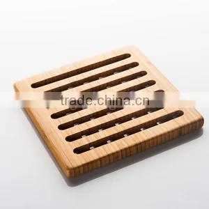 Table Mat Coaster Square Bamboo Coaster thumbnail-1
