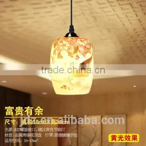 Chinese Style Ceramic Hanging Pendant Led Decorative Fancy Light thumbnail-2