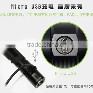 TANK007 Rechargeable Mini Led Flashlight USB Torch Light Led Usb Flashlight thumbnail-6