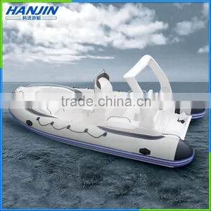 2016 Hot-sale Inflatable Fiberglass Used Rescue Boat for Sale thumbnail-4