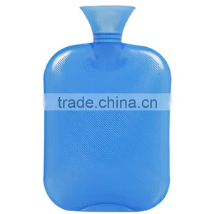 Hot 1800ml PVC Hot Water Bottle Classic Ribbed Big Capacity Anti-scald thumbnail-2