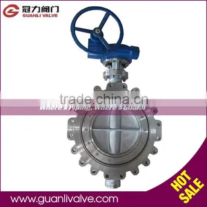 Lug Stainless Steel Gear Box Butterfly Valves thumbnail-1