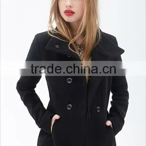 Turkish Woman Coat With Woolen Blended Fabrics Women Fashion Coats 2015 thumbnail-5