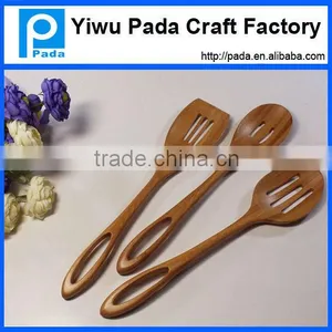 Bamboo Cooking Tools With Silicone Handle thumbnail-1