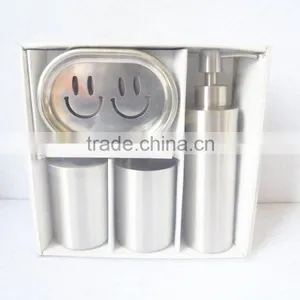 Wholesale Hot Sell 4 Piece Stainless Steel Bathroom Set thumbnail-2