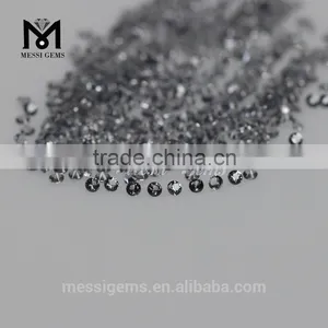 Low Price Faceted Small Size Gemstone Light Gray Round Nano thumbnail-1