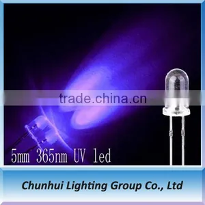 Low Power Ultraviolent/UV LED 3mm Round LED Diode Emitted thumbnail-1