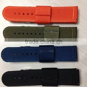 Solid Color 2 Piece Quick Release Watch Nylon Strap thumbnail-4