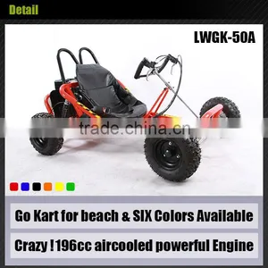 Pull Start Off Road Go Kart 6" Tires Hydraulic Disc Brake Dry Cluches EPA Approval thumbnail-1
