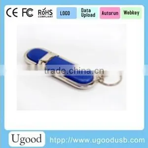 Wholesale Leather Usb Pendrive With Free Keyring and Logo Printing thumbnail-1