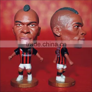 Custom 2014 New Product Football Soccer Star Doll Toy Action Figure AC Milan Balotelli Kaka Shaarawy Home Jersey Made In China thumbnail-1