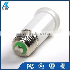 Plastic Lamp Base E27 E14 to E27 Light Bulb Socket Extension Adapter thumbnail-4