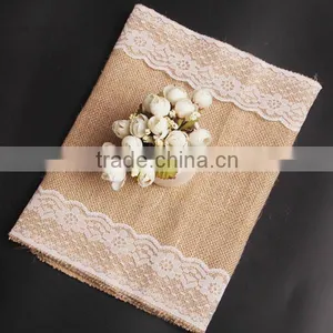 Lace Decorative Burlap Ribbon thumbnail-1