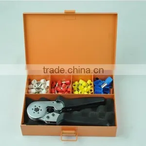 LSD Good Quilty LSC8-6-6TH Ferrule Crimper Set With Cable-end Ferrules Crimping Tool and Several Terminals Combinedin Iron Box thumbnail-2