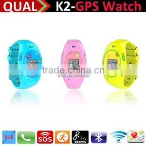 New High Quality SOS Function Kids GPS Watch Remote GPS Tracking Hand-free Wireless Bluetooth Digital Smart Watch B thumbnail-1