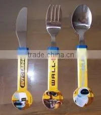 Stainless Flatware With Plastic Handle thumbnail-1