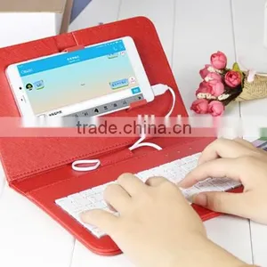 High Quality Wireless Bluetooth Keyboard With Phone Case / Phone Keyboard / Cell Phone Bluetooth Keyboard thumbnail-5