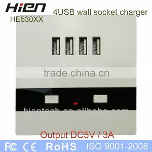 New Product Universal USB Wall Outlet Universal Electric Receptacles Wall Socket With USB Port Power Outlet thumbnail-4
