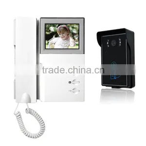 4.3 Inch TFT Color 300 DPI Electric Control Wire Waterproof Door ip Video Phone Intercom With Hand Set thumbnail-1