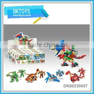 Educational DIY Plastic Material Dinosaur Building Block Toy thumbnail-1