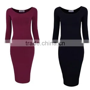 Bandage Women Bodycon Long Sleeve Evening Sexy Party Cocktail Pencil Mini Dress thumbnail-1