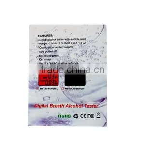 Personal Breathalyzer Alcohol Tester Keychain thumbnail-6