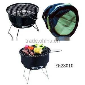 10-inch Charcoal/Cooler BBQ Grill With Cooler Bag KY28010 thumbnail-1
