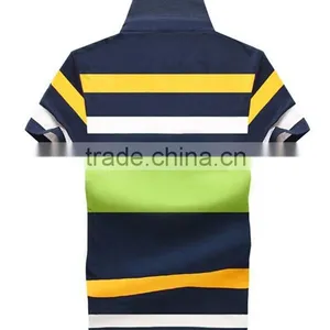 China Super Quality Fashion Striped Polo Men With Low Price thumbnail-2