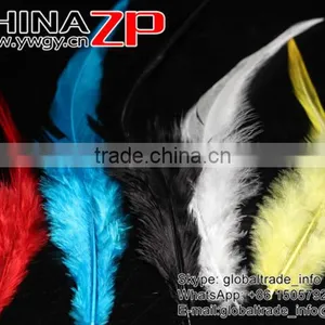 Leading Supplier CHINAZP Bulk Sale Good Quality Cheap Dyed Mix Colors Chicken Rooster Saddle Feathers thumbnail-3