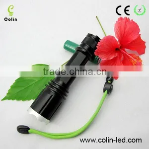 Cree Q5 High Power Led Torch Solar Powered Led Flashlight thumbnail-1
