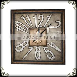 Good Quality Square Number Wall Clock thumbnail-1