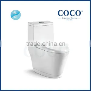 A Grade Good Flushing Saving Water Siphonic One Piece Toilet wc thumbnail-1